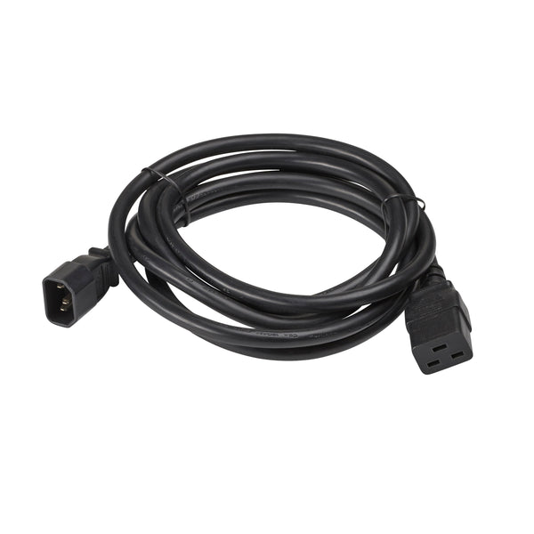 Eaton 010-9365 Cordon d'alimentation, IEC320-C14 vers IEC320-C19, 8 pi