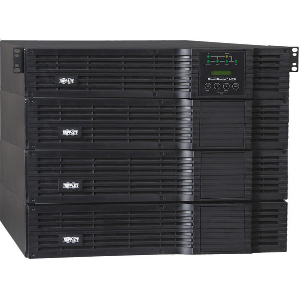 Tripp Lite SmartOnline SU12000RT4U 12000VA tour/montage en rack UPS - SU12000RT4U - UPS en ligne double conversion, 110 V AC,220 V AC, rack/tour, 4U, 240 V AC,208 V AC, Hardwired, SmartOnline, 20 min, 7 min, 12 kVA/8.40 kW
