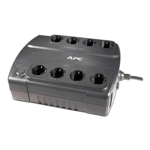 APC by Schneider Electric Back-UPS ES 700 VA Desktop UPS - BE700G-GR - Standby UPS, Desktop, 230 V AC, Back-UPS ES, 13.30 Minute, 3.50 Minute, 700 VA/405 W-UPSPLUSBATTERY
