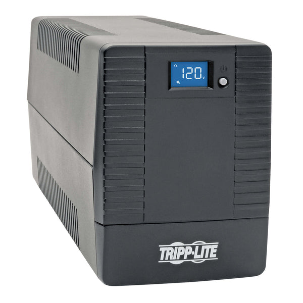 Tripp Lite by Eaton OMNI700LCDT 700VA tour UPS - OMNI700LCDT - UPS line-interactive, 120 V AC, tour, Pulse-width Modulated Sine Wave, 110 V AC,115 V AC,120 V AC, NEMA 5-15P, 10 min, 3 min, 700 VA/350 W