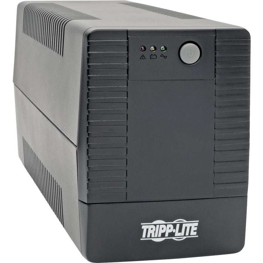 Tripp Lite by Eaton BC600TU 600VA bureau UPS - BC600TU - UPS line-interactive, 120 V AC, bureau, Pulse-width Modulated Sine Wave, 110 V AC,115 V AC,120 V AC, NEMA 5-15P, 5.70 min, 30 Second, 600 VA/360 W