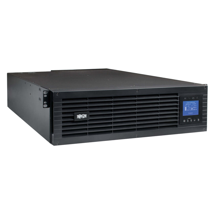 Tripp Lite by Eaton SmartOnline SU6KRT3UGMB 6kVA rack/tour UPS - SU6KRT3UGMB - UPS en ligne double conversion, 230 V AC, rack/tour, Pure Sine Wave, 3U, 200 V AC,208 V AC,220 V AC,230 V AC,240 V AC, Hardwired, SmartOnline, 8.50 min, 3 min, 6