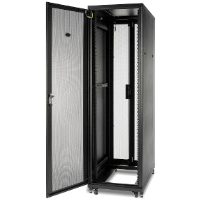 APC NetShelter SV AR2407 48U Server Rack Enclosure, 600 mm W x 1060 mm D, with Sides, Black