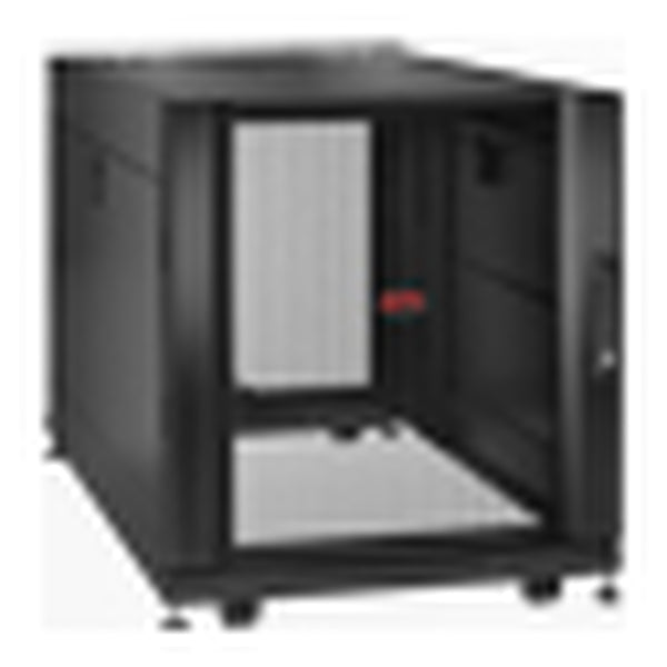APC NetShelter SX AR3103SP 12U Server Rack Enclosure, 600 mm W x 1070 mm D, Shock Packaging, Black