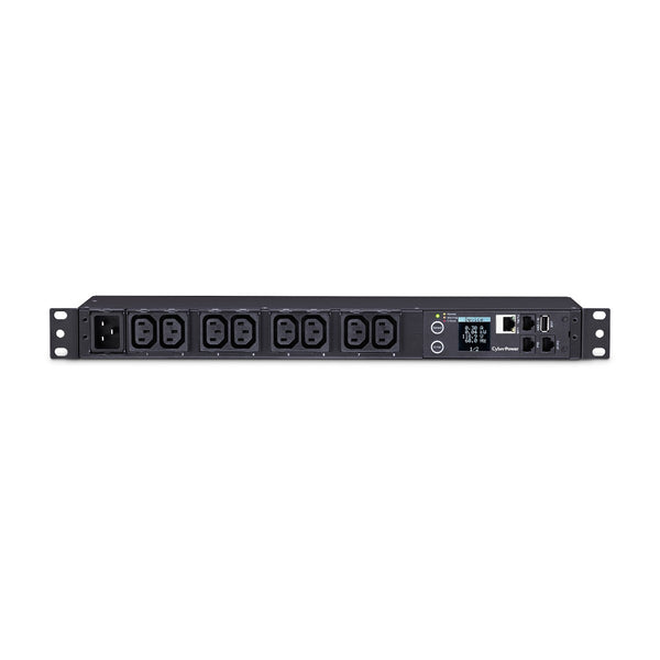 PDU surveillé CyberPower PDU31005, 1U, entrée IEC C20, 100-120 V, 20 A, (8) prises IEC C13, écran ACL, cordon de 10 pi