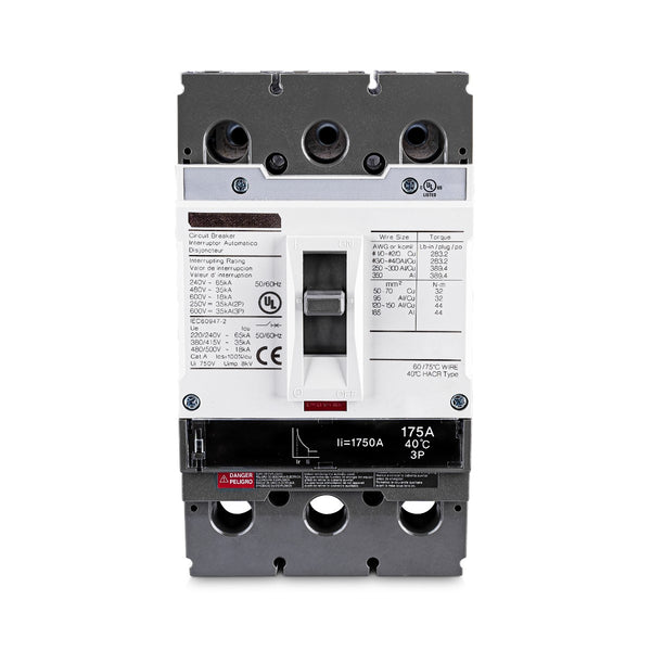 Disjoncteur 3 pôles de 175 A CyberPower SMUCB175UAC pour UPS modulaire triphasé