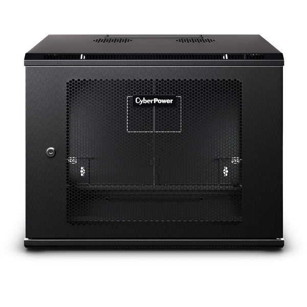Armoire de rack murale 9U CyberPower CR9U61003, 600 mm de largeur, 600 mm de profondeur, porte perforée