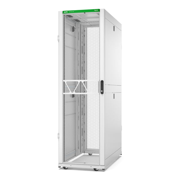 APC NetShelter SX AR3300W2 42U Gen 2 Server Rack Enclosure, 600 mm W x 1200 mm D, with Sides, White
