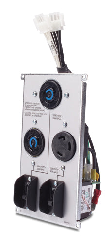 APC Symmetra RM and LX SYPD3 Backplate Kit, 208/240V, 2 L6-20R and 1 L6-30R