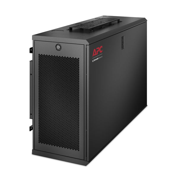 APC NetShelter AR106V 6U Wall-Mount Rack Enclosure, Low-Profile, Server Depth