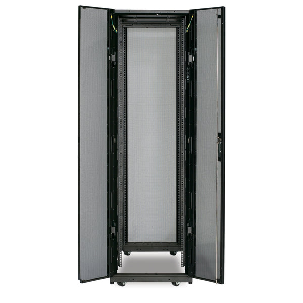 APC NetShelter SX AR3100X609 42U Server Rack Enclosure, 600 mm W x 1070 mm D, without Sides, Black