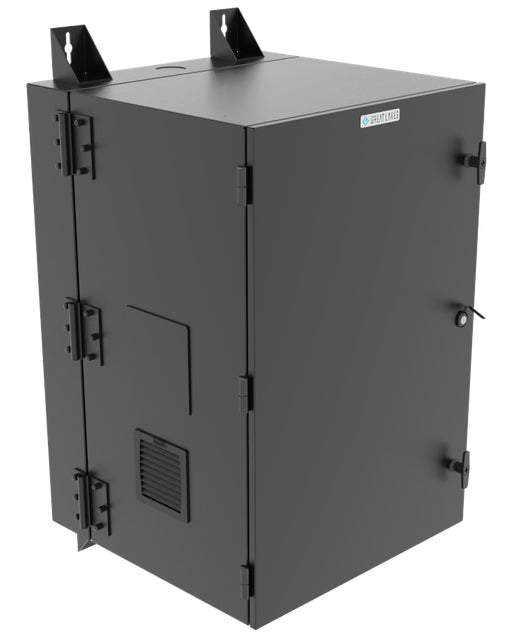 Armoire murale Vertiv Great Lakes GL36N12-24-B-AFFF 19U pour environnement intérieur, profondeur de 22 po, noire