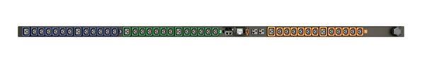 Vertiv Geist VP4N20A1 Monitored Rack PDU, 41 Outlets (C13), NEMA L21-20P Plug, 100-120/200-240V WYE, 20A, Vertical
