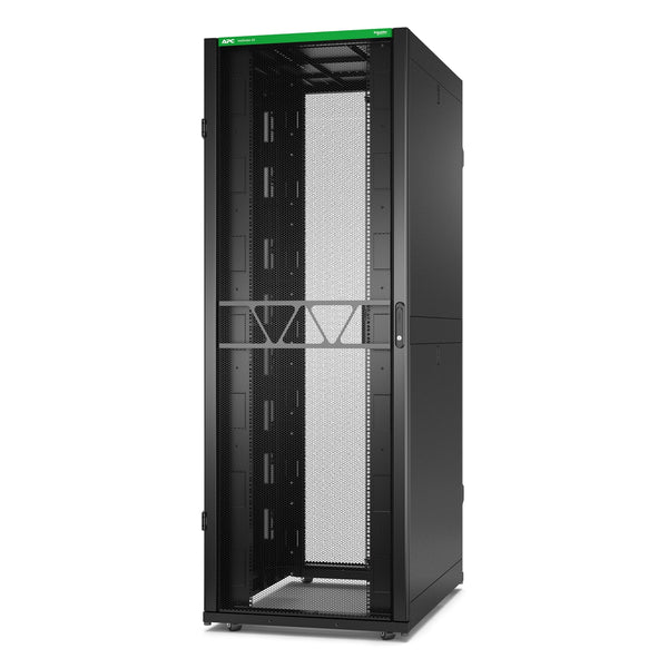 Armoire de baie pour serveurs APC NetShelter SX AR3387B2 48U Gen 2, 800 mm L x 1200 mm P, avec panneaux latéraux, noire