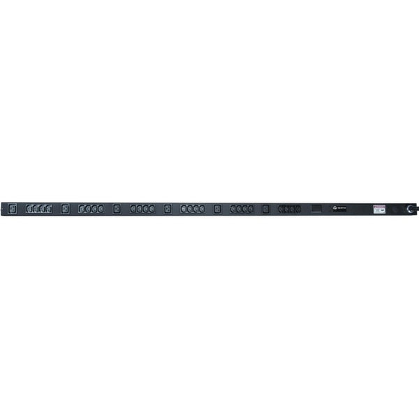 Vertiv Rpdu, Basic Standard, 20A, 208V, 3.3KW, Vertical, (24) IEC C13, (6) IEC C19, 10FT Power CORD with L6-20P, Black Powder COAT