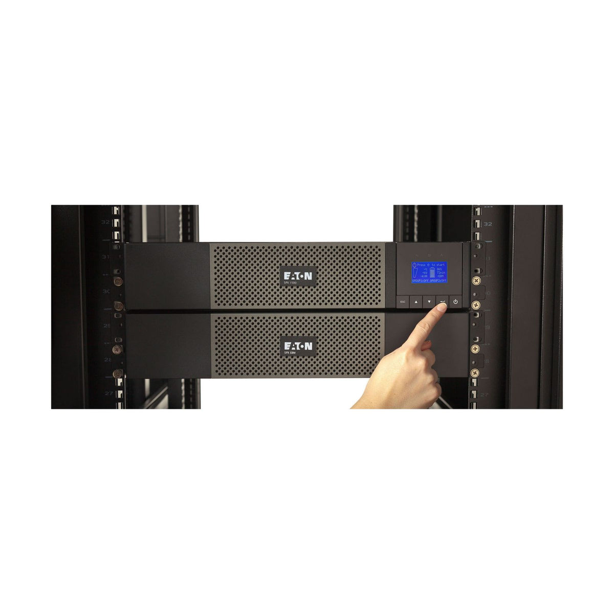 Eaton 5PX 5PXEBM72RT2U 72 V 2U Rack/Tower Extended Battery Module, Refurbished