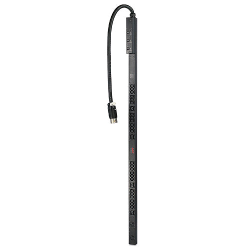 APC AP7569 Basic Rack PDU, Zero U, 14.4kW, 208V, 24 C13, 4 C19 and 2 L6-30R Outlets, 3 ft Input Cord