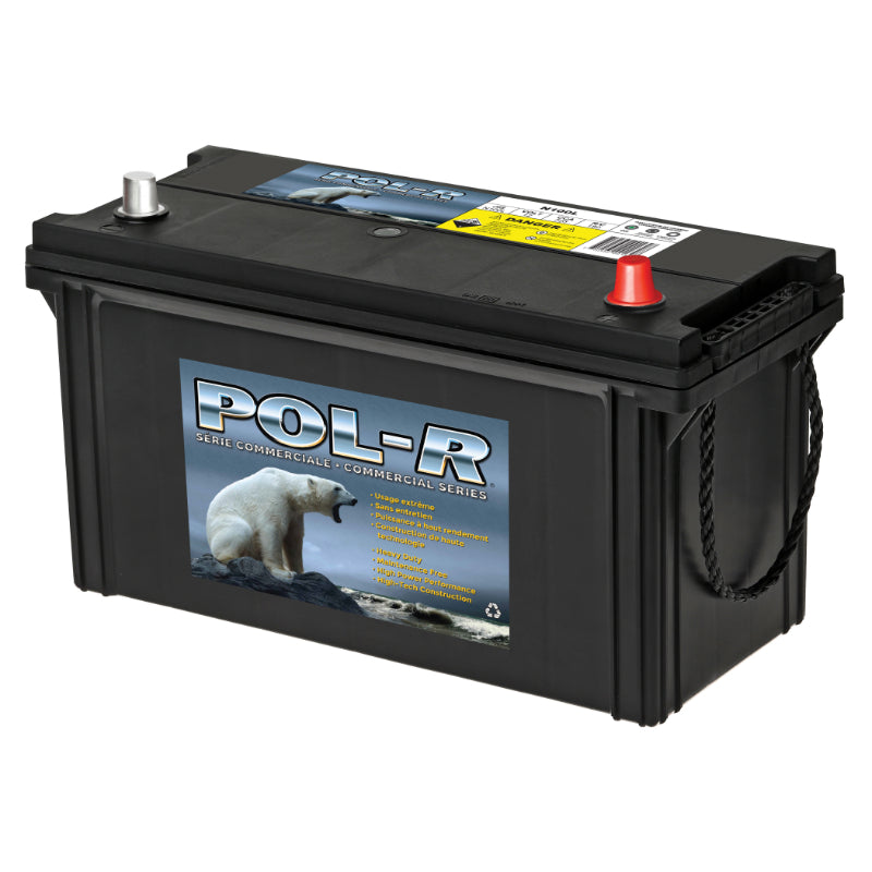 12V Commercial Starting Battery, 700 CCA, Pol-R N100L