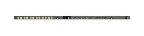 Vertiv Geist I10055 Metered Rack PDU, 24 Outlets (NEMA 5-20R), NEMA L5-30P Plug, 100-120V, 30A, 0U, Vertical