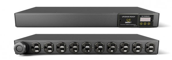 Vertiv Geist I10111 Metered Rack PDU, 10 Outlets (NEMA 5-20R), NEMA 5-20P Plug, 100-120V, 20A, 1U, Horizontal