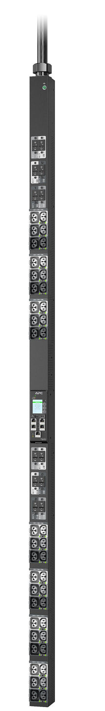 PDU de rack Advanced Gen 2 APC NetShelter APDU11450SW, commuté, 3 phases, 43,5 kW 400 V 63A ou 34,6 kW 415 V 60A, 560P6, 42 prises