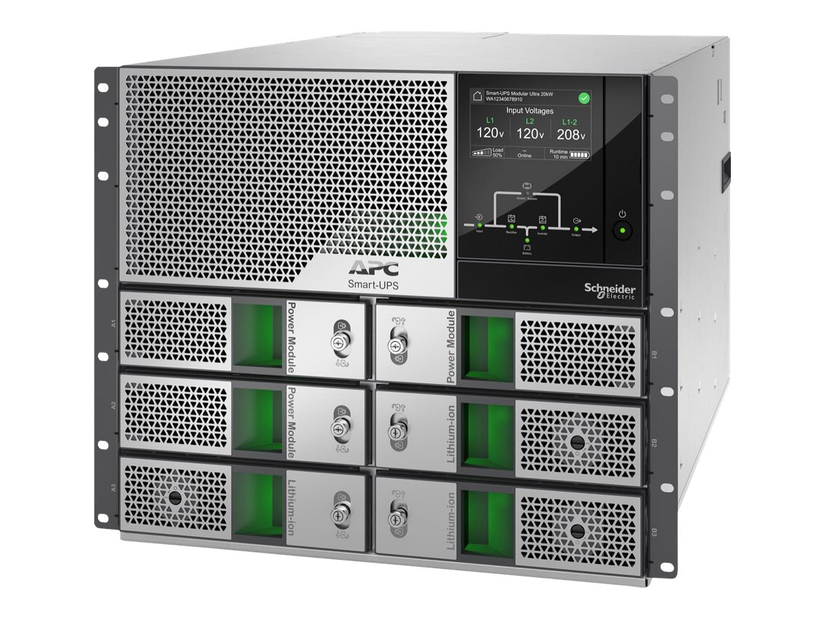 APC Smart-UPS modulaire Ultra SRYL15K20RMXLT 15000VA / 15000W UPS en ligne (rack)
