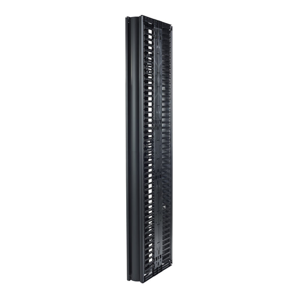 Gestionnaire de câbles vertical APC Valueline AR8725 pour bâtis à 2 et 4 montants, 84 po H x 6 po L, double face avec portes