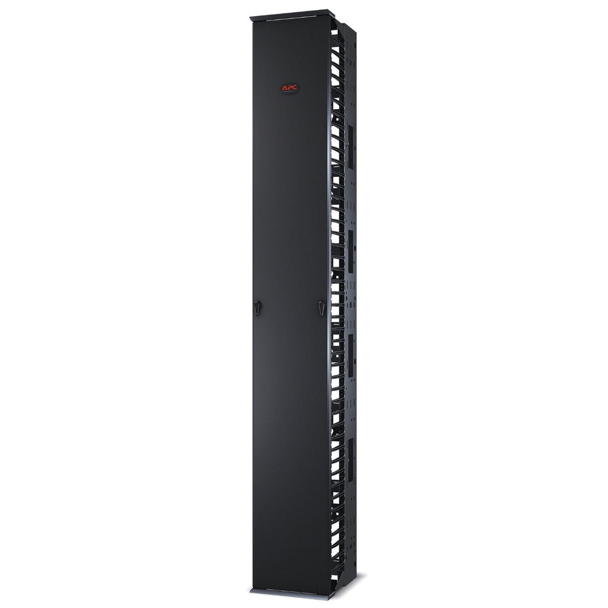 APC Performance AR8665 Vertical Cable Manager for 2- and 4-Post Racks, 84 in. H x 12 in. W, Single-Sided with Door