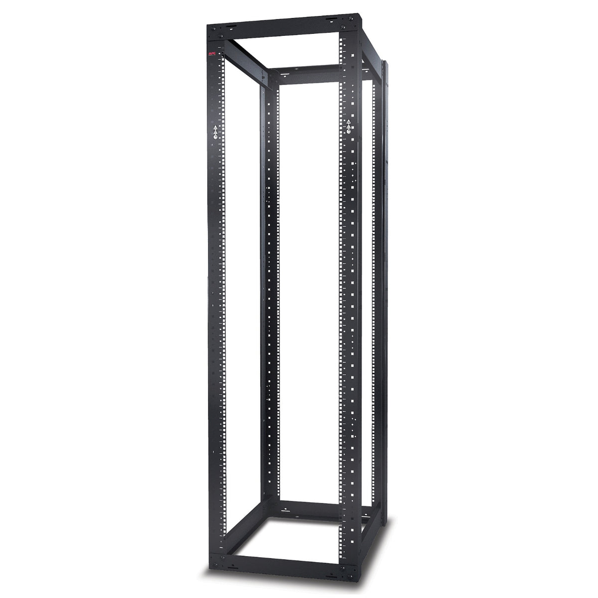APC NetShelter AR203A 44U 4-Post Open Frame Rack, Square Holes