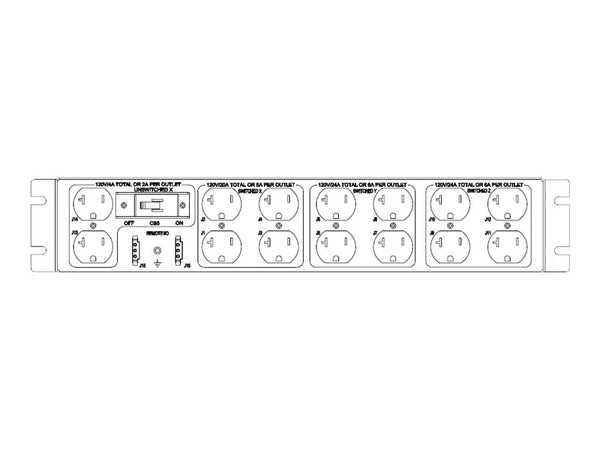 Eaton EPO Rack PDU, 2U (PC2641-D-R)