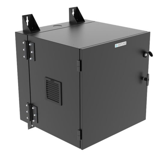 Armoire murale Vertiv Great Lakes GL24N12-24-B-AFFF 12U pour environnement intérieur, profondeur de 22 po, noire