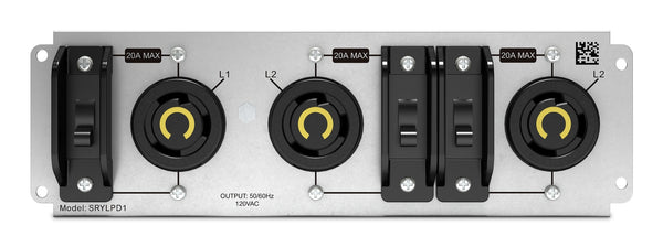 APC SRYLPD1 Backplate Kit with 3 NEMA L5-20R Outlets for Smart-UPS Modular Ultra