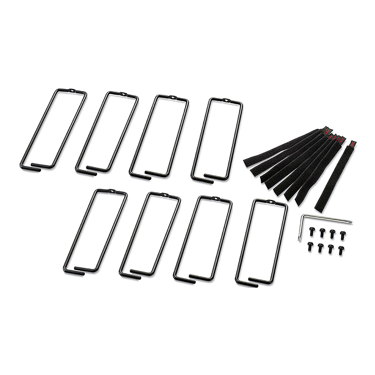 APC NetShelter AR7707 Vertical Cable Manager, Rings, for NetShelter 750 and 800 mm W Enclosures, Set of 8, 76 x 19 x 203 mm