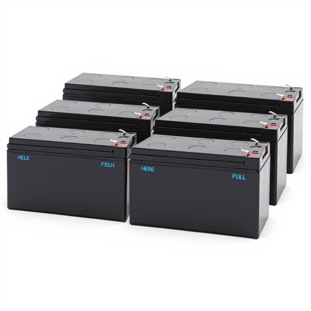 Toshiba 1000-S-1.5KVA trousse de batterie de remplacement