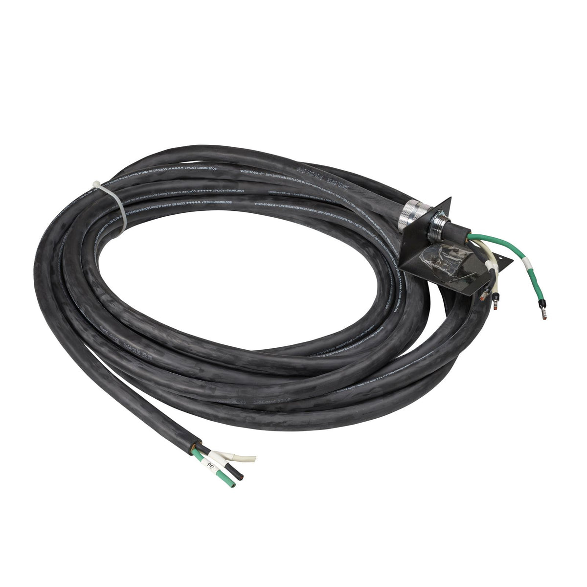 Eaton CBL146 Power Cord Assembly, 10/3 SOOW, 2 in Pigtails, 30 ft
