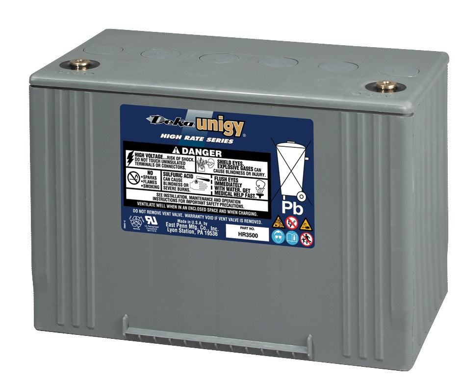 Batterie UPS à haut débit 12 V 370 W/élément, Deka HR3500