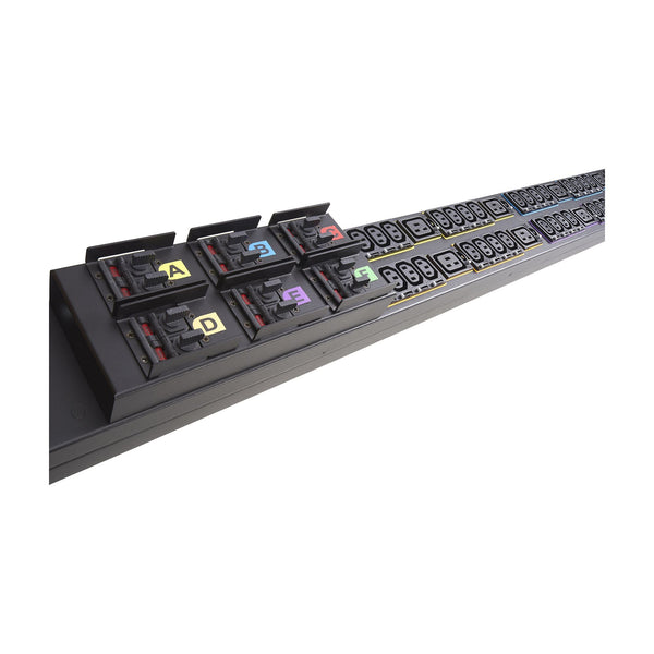 Bandeau d'alimentation (PDU) avec mesure à l’entrée pour rack Eaton, 36U-D, entrée 460P9W 48 A triphasée (EMI359-06)