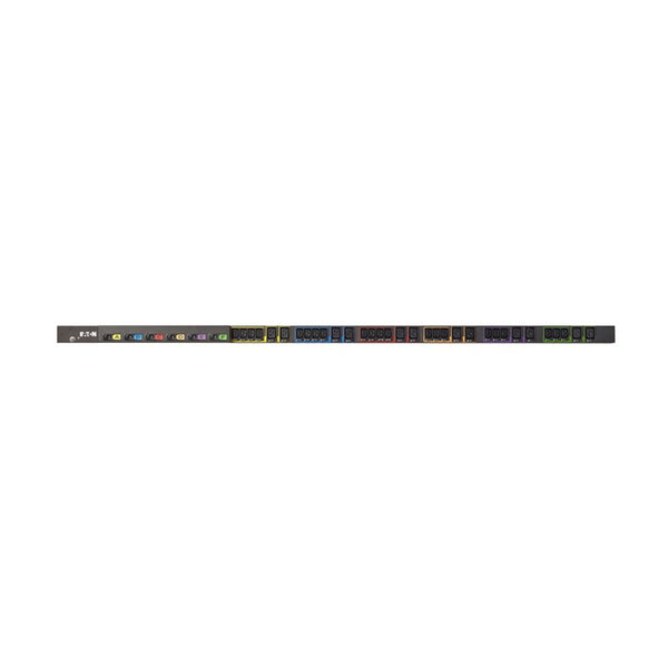 PDU de rack de base Eaton EBA307-06, 0U, entrée 309-460P9, 17,3 kW, 200-240 V, 45 A, triphasé, prises : (21) C13, (12) C19