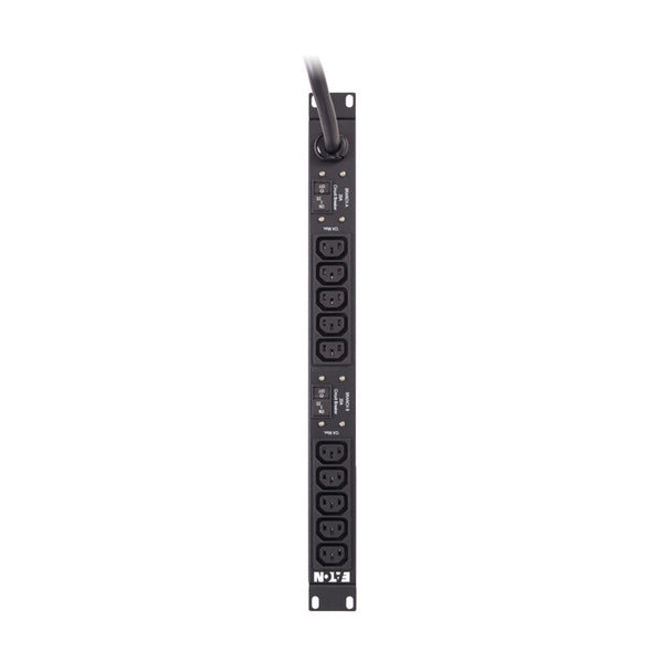 Eaton Basic Rack PDU EPBZ91, 1U, L6-30P Input, 4.99 kW, 200-250V, 24A, Single-Phase, Outlets: (10) C13