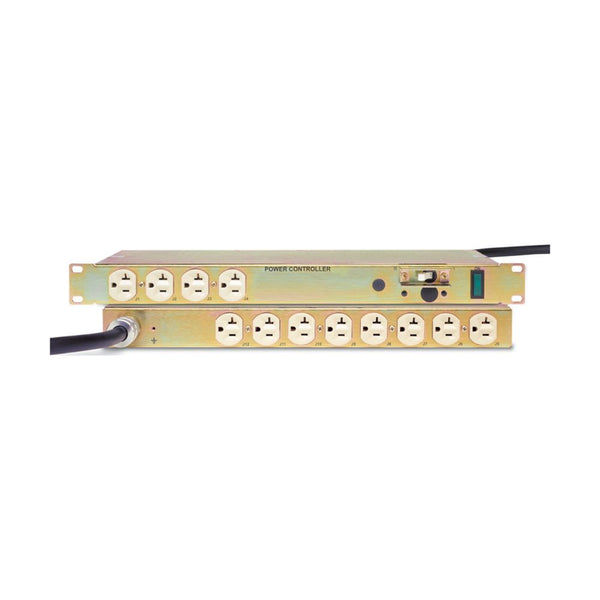 Eaton Basic Rack PDU TPC12F-A-CB, 1U, 5-15P Input, 1.44 kW, 110-125V, 12A, Single-Phase, Outlets: (12) 5-15R