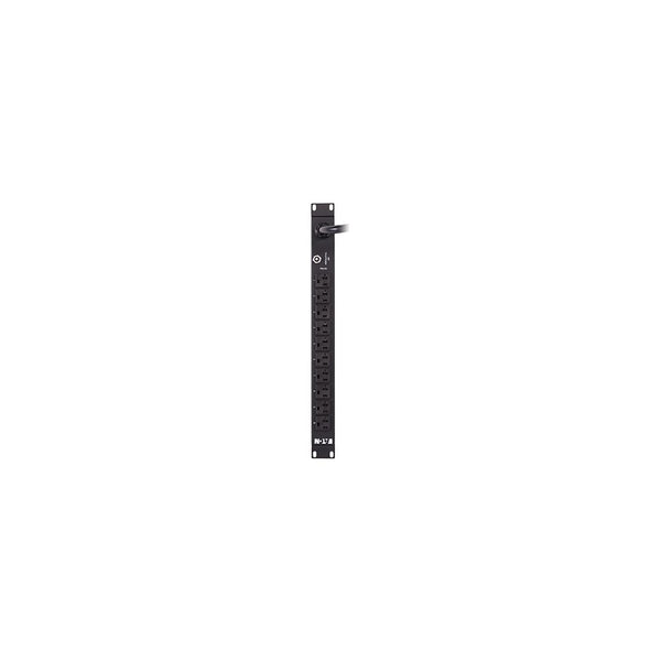 Eaton Basic Rack PDU EPBZ78, 1U, L5-30P Input, 2.88 kW, 100-120V, 24A, Single-Phase, Outlets: (20) 5-20R