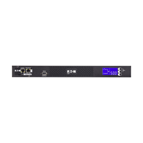 PDU de rack à commutateur de transfert automatique Eaton EATS16N, 1U, entrée (2) C20, 3,84 kW, 200-240 V, 16 A, monophasé, prises : (8) C13, (1) C19