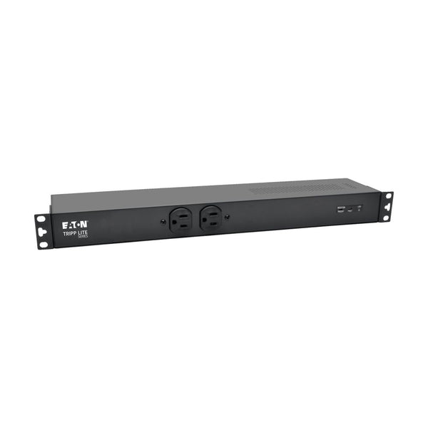 PDU monophasé de base Tripp Lite PDUH20-ISO6 avec protection contre les surtensions, 1U, entrée L5-20P, 2 kW, 100-127 V, 16 A, 14 prises : (12) 5-20R, (2) 5-15R, cordon de 6 pi