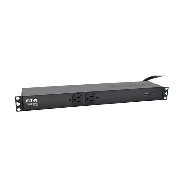 PDU monophasé de base Tripp Lite PDUH20-ISO, 1U, entrée L5-20P/5-20P, 2 kW, 120 V, 16 A, 14 prises : (12) 5-20R, (2) 5-15R, cordon de 15 pi