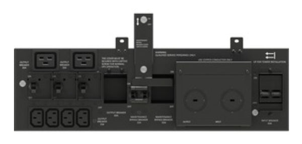 Distribution de sortie (POD) Vertiv Liebert PD5-202, dérivation de maintenance pour GXT5 8-10 kVA HV, 2 prises C19 et 4 C13