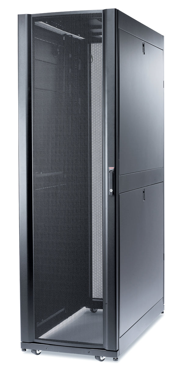 APC NetShelter SX AR3307X674 52U Server Rack Enclosure, Black