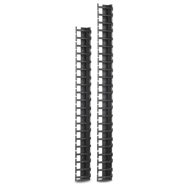 Gestionnaire de câbles vertical APC NetShelter AR7722, pour NetShelter SX 600 mm de large 45U, jeu de 2, 107 x 1911 x 45 mm