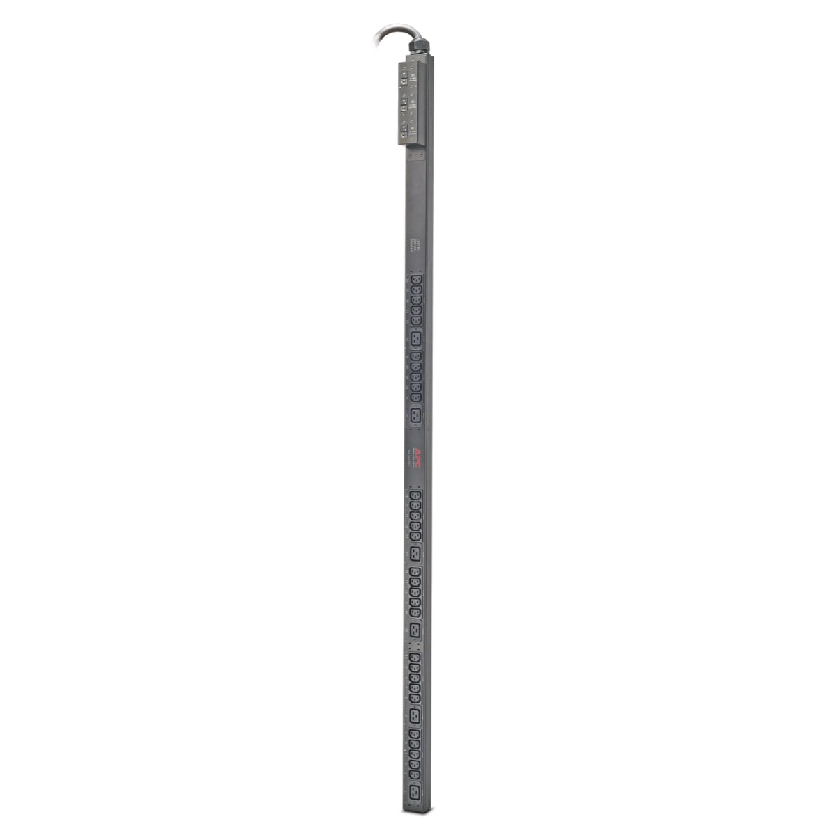 APC NetShelter AP7568 Basic Rack PDU, Zero U, 12.5kW, 208V, 30 C13 and 6 C19 Outlets, 3 ft Input Cord