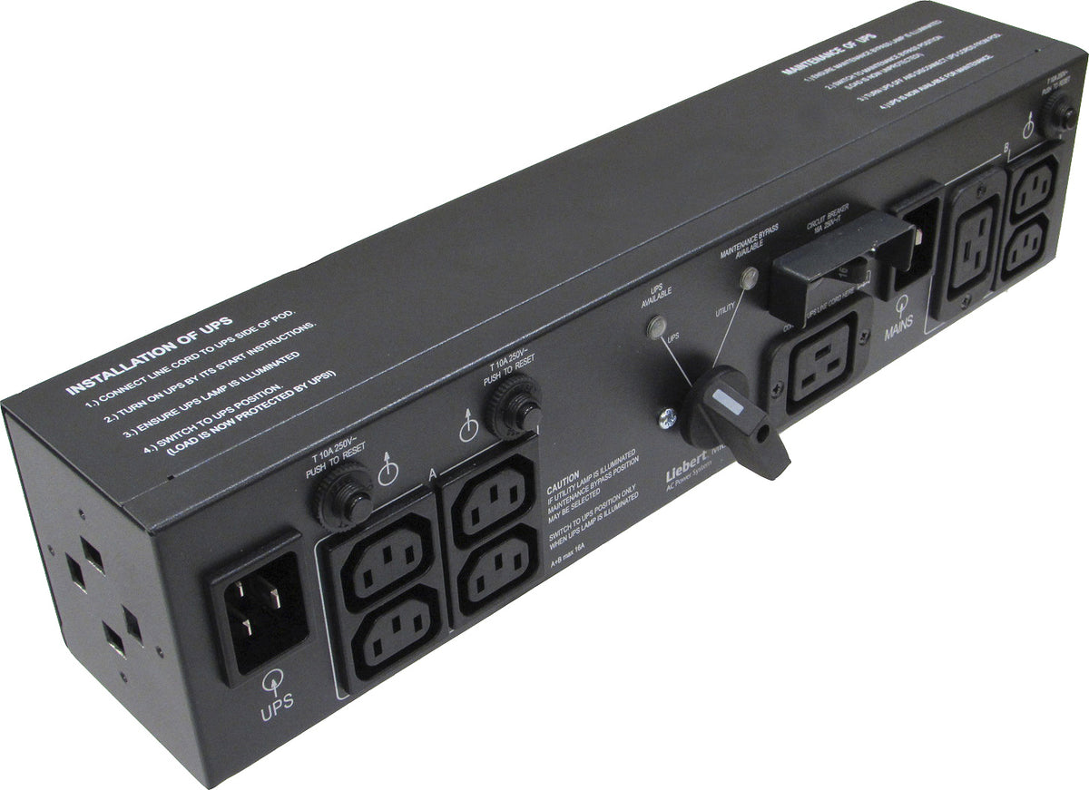 Vertiv 2U Micropod Maintenance Bypass for Liebert GXT 3000VA, 230V UPS (MP2-220L)