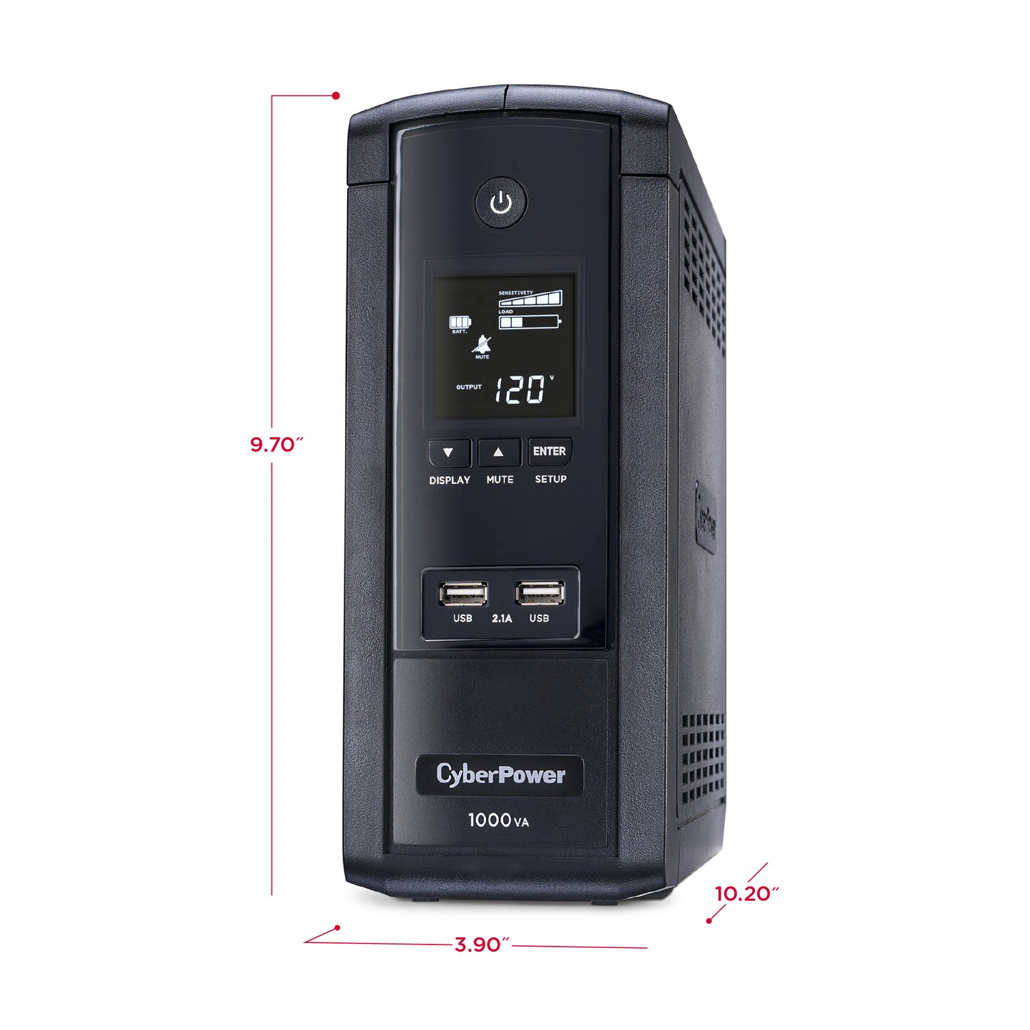 CyberPower BRG1000AVRLCD 1000VA / 600W Line Interactive UPS (Mini-Tower) — Feature detail